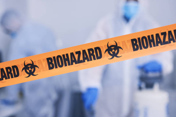 Professional Blood Cleanup technician working in Dedham, MA